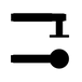 Svart handtag