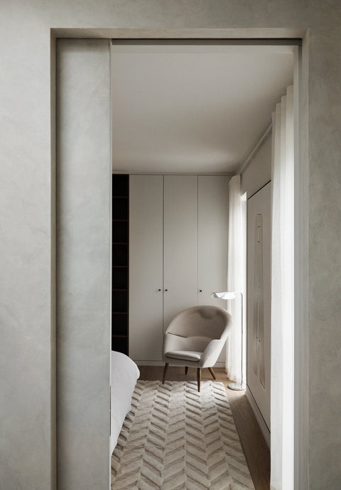 Skjutdörr från njord till sovrum