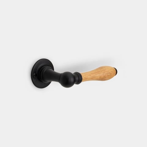 Dörrhandtag TIMELESS 1815 – Mattsvart/Ek