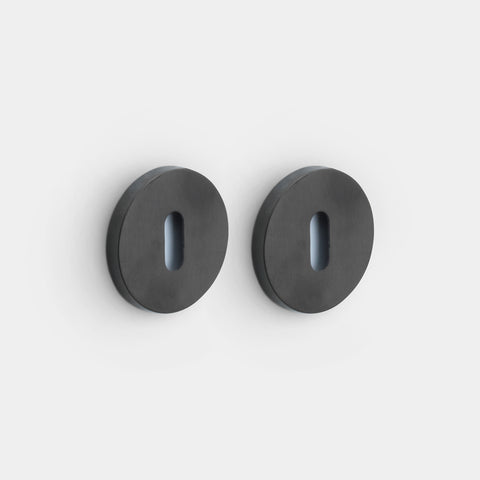 Key escutcheon INC PBIN53 – PVD Matt Black