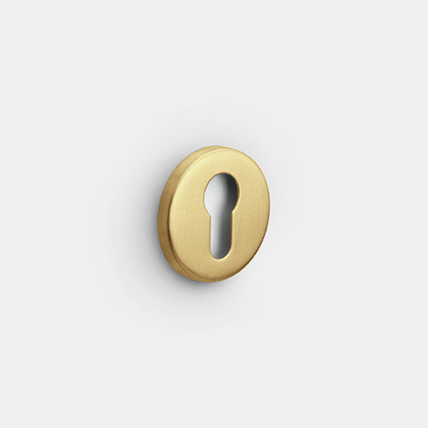 Cylinder escutcheon BASICS LBY50 – PVD Matt Gold