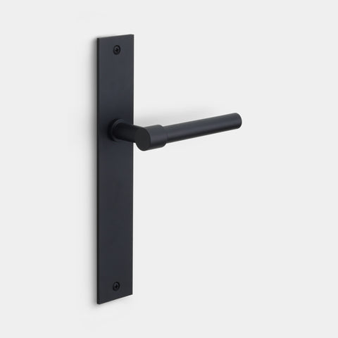 Dörrhandtag ONE PBL15XL på långskylt – Mattsvart