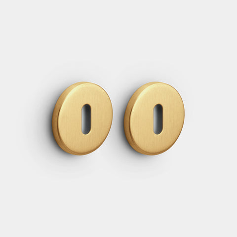 Key escutcheon LBN – PVD Matt Gold