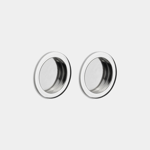 Sliding door handle LB57 – Polished Nickel